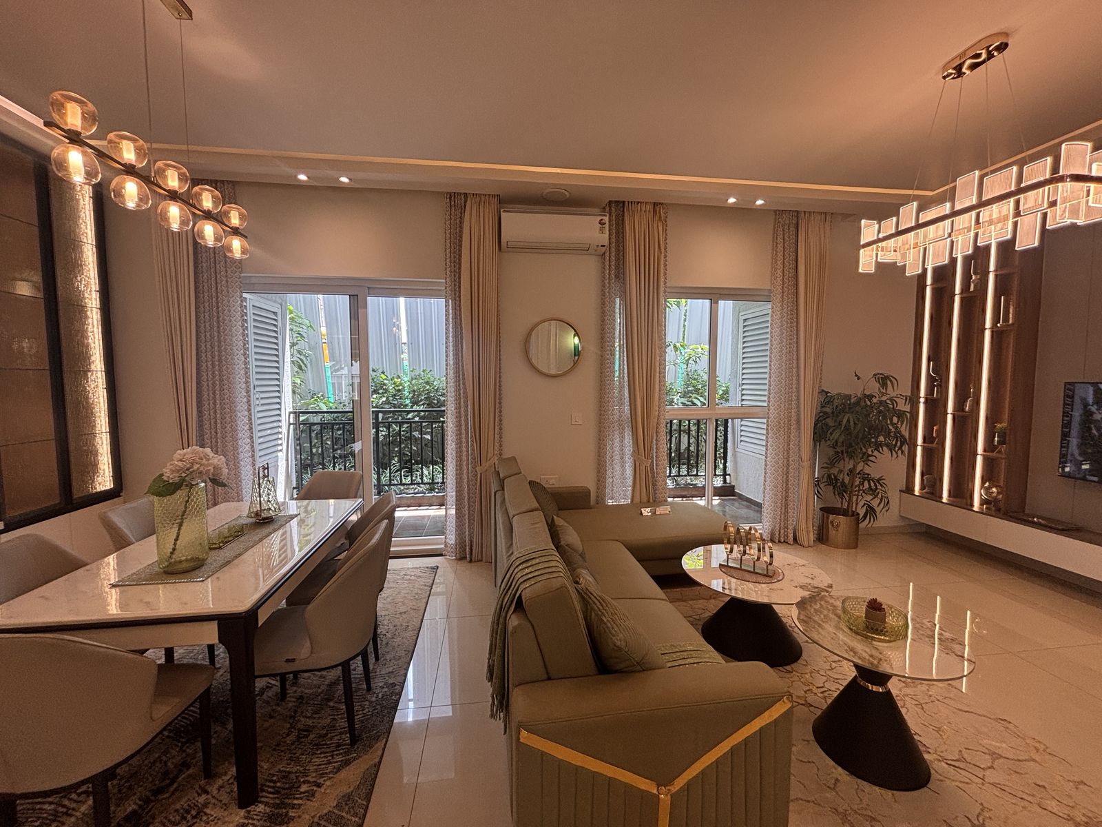 Wood & Co. Interiors living room project, Bangalore